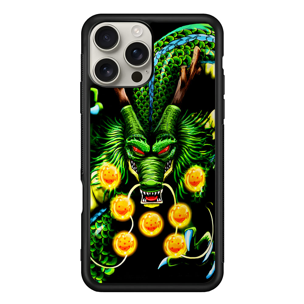 Shenron Dragon Ball Z Black iPhone 16 Pro Max Case | Stylish Protective Case for iPhone 16 Pro Max