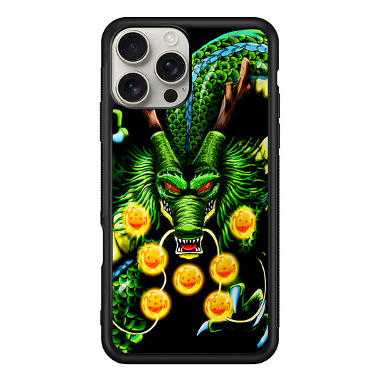 Shenron Dragon Ball Z Black iPhone 16 Pro Max Case | Stylish Protective Case for iPhone 16 Pro Max