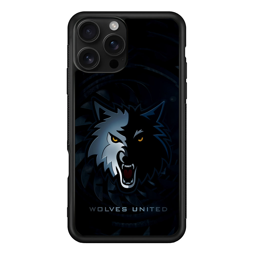 Minnesota Timberwolves Logo iPhone 16 Pro Case | Durable Protective Case for iPhone 16 Pro