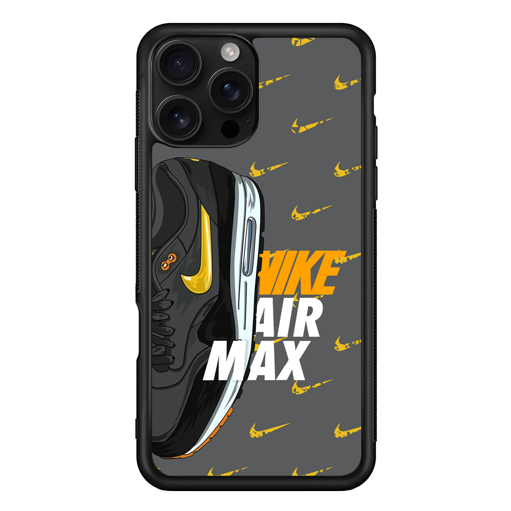 Nike Golden of Air Max iPhone 16 Pro Case - Stylish Protective Cover for iPhone 16 Pro