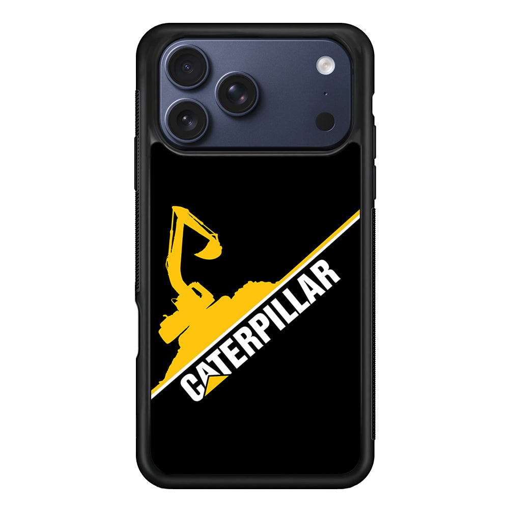 Caterpillar Built to Conquer iPhone 17 Pro Max Case | Slim Rubber Case for iPhone 17 Pro Max