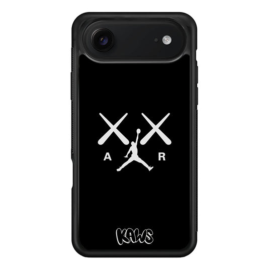 Kaws Air Jordan Midnight Black iPhone 17 Air Case | Slim Rubber Case for iPhone 17 Air