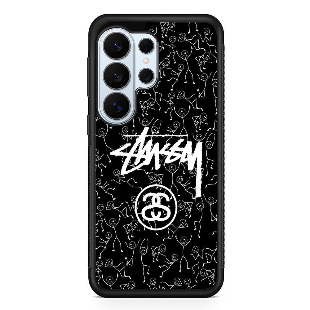Stussy People Dancing Samsung Galaxy S26 Ultra Case | Slim Rubber Case for Samsung Galaxy S26 Ultra