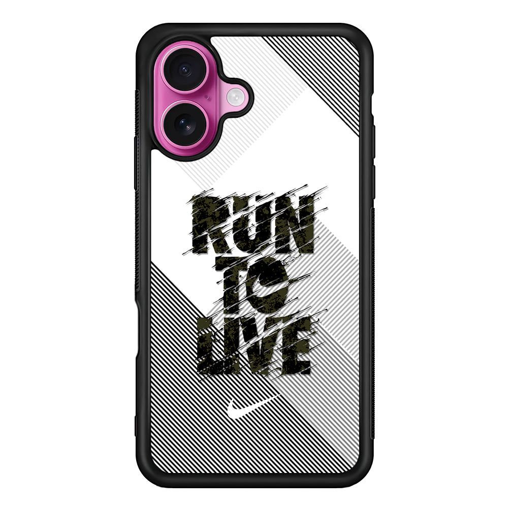 Nike Live Must Run iPhone 17 Case - Slim Rubber Case for iPhone 17
