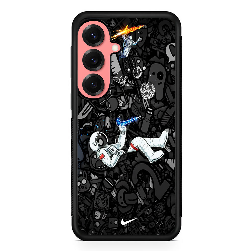 Nike Graffiti Astronaut Samsung Galaxy S25 Case | Slim Protective Cover for Samsung Galaxy S25