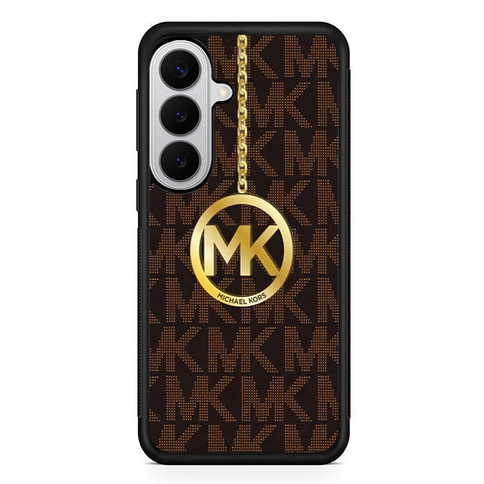 Michael Kors Brown Pattern Samsung Galaxy S26 Case | Slim Rubber Case for Samsung Galaxy S26