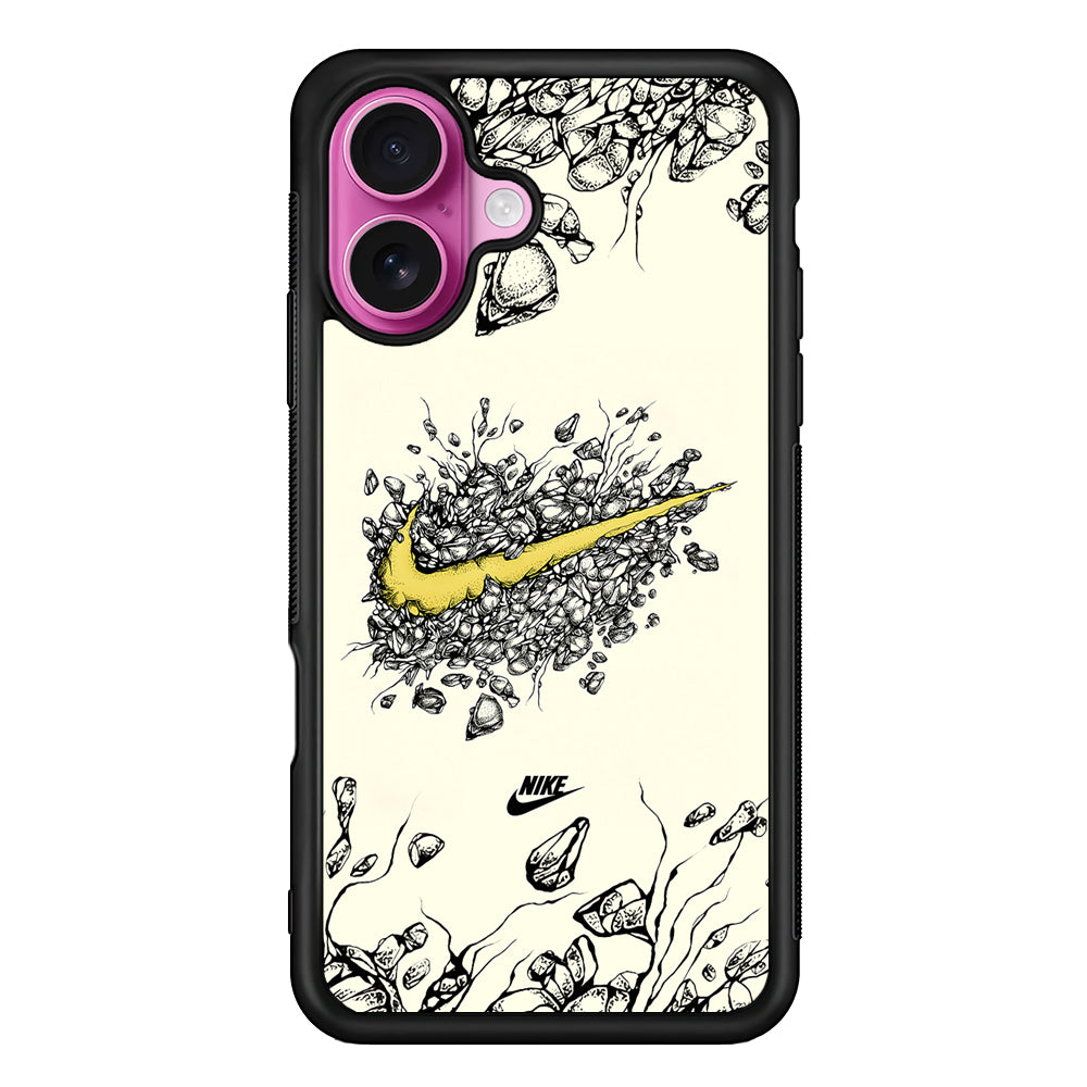 Nike Root On The Rock iPhone 17 Case - Slim Rubber Case for iPhone 17