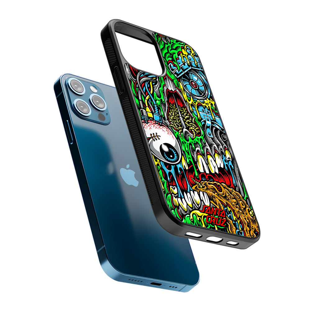 Santa Cruz Cyber Zombie 2D Rubber Phone Case | Durable Phone Case