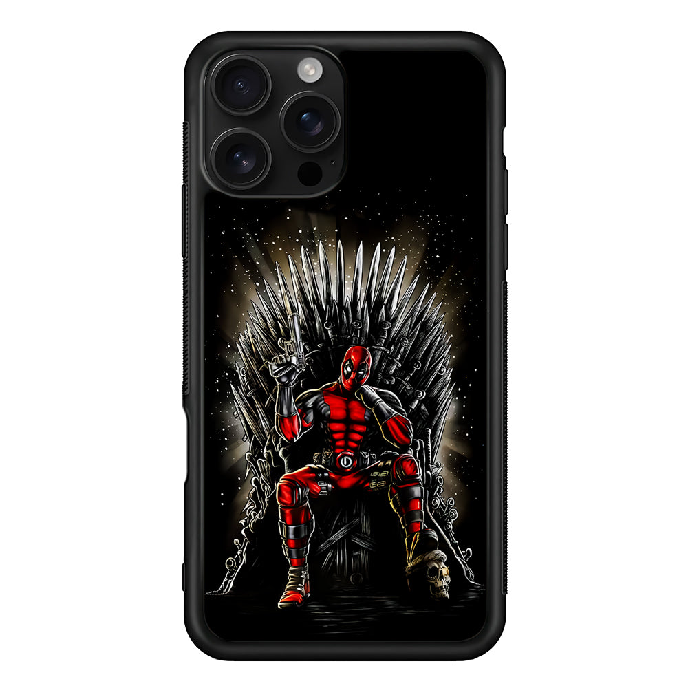 Deadpool The Iron Throne iPhone 16 Pro Case | Durable Protective Case for iPhone 16 Pro