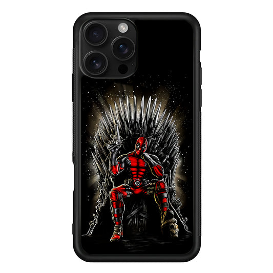 Deadpool The Iron Throne iPhone 16 Pro Case | Durable Protective Case for iPhone 16 Pro
