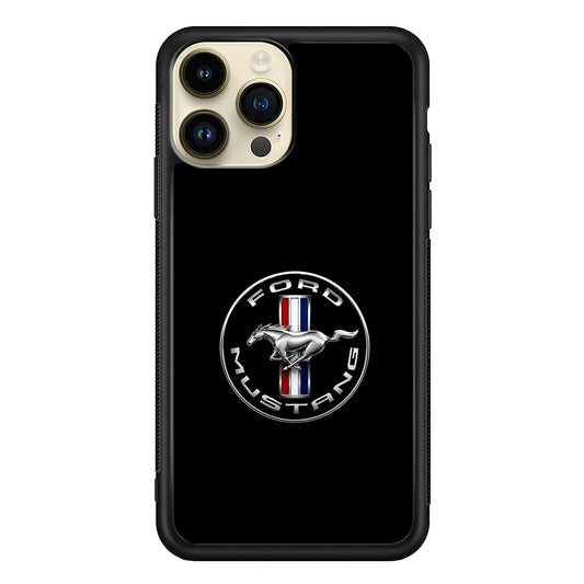 Ford Mustang Icon of Speed iPhone 14 Pro Case | Slim Rubber Case for iPhone 14 Pro