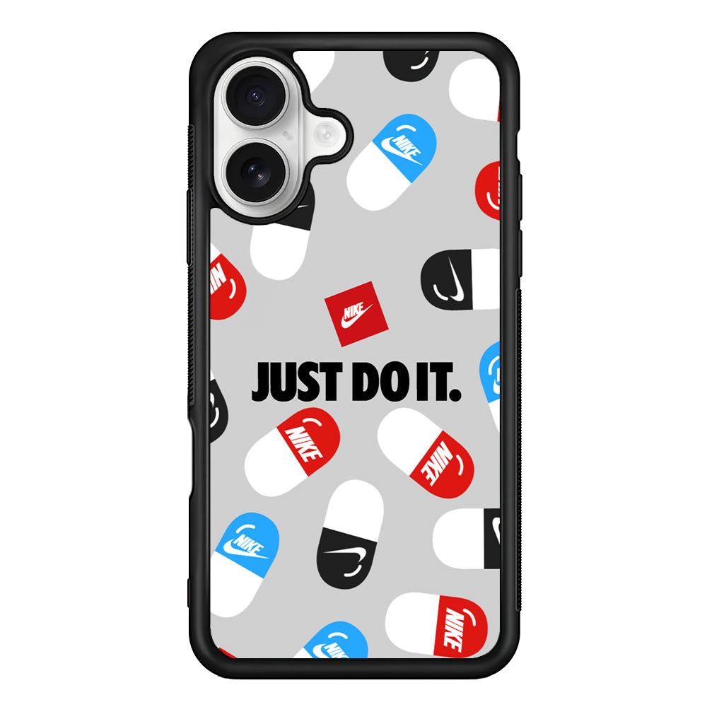 Nike Chill Pill Patern iPhone 16 Plus Case – Slim Fit Protective Phone Case