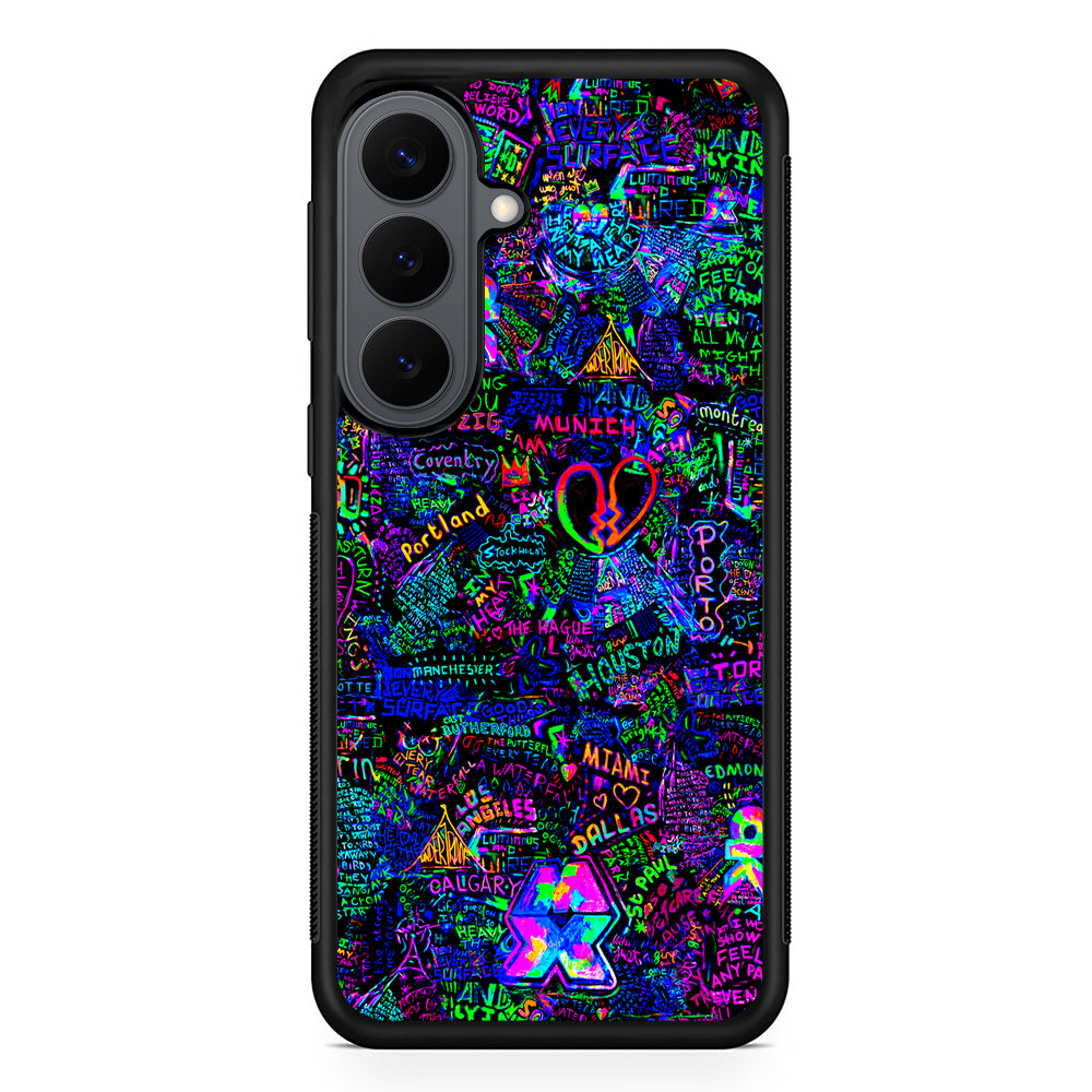 Mylo Xyloto Coldplay Graffiti Samsung Galaxy S26 Plus Case | Slim Rubber Case for Samsung Galaxy S26 Plus