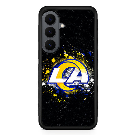 Los Angeles Rams Abstract Samsung Galaxy S26 Plus Case | Slim Rubber Case for Samsung Galaxy S26 Plus