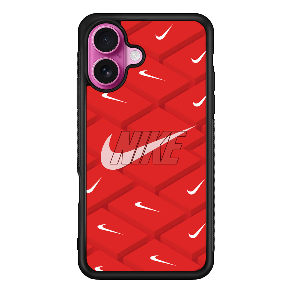Nike Keyboard Button iPhone 17 Case - Slim Rubber Case for iPhone 17