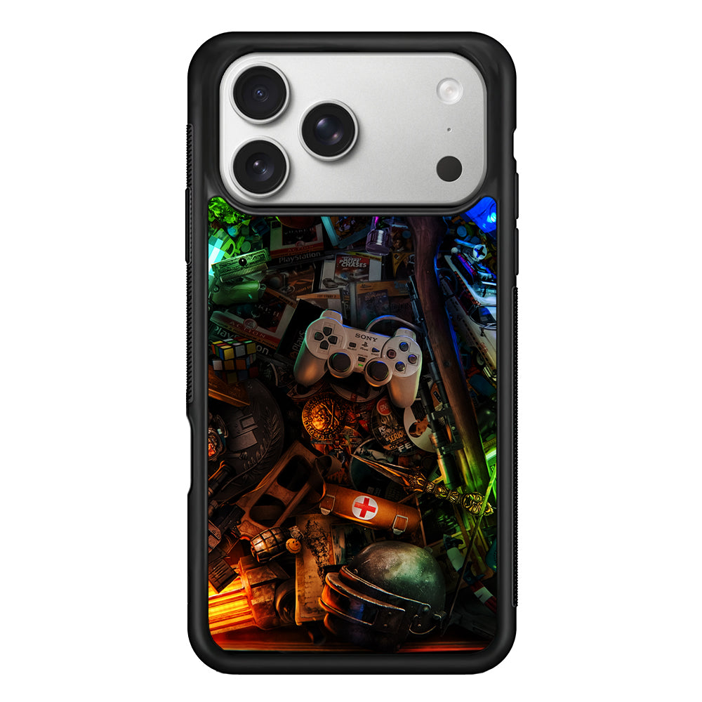 Video Games Retro Art iPhone 17 Pro Case | Slim Rubber Case for iPhone 17 Pro