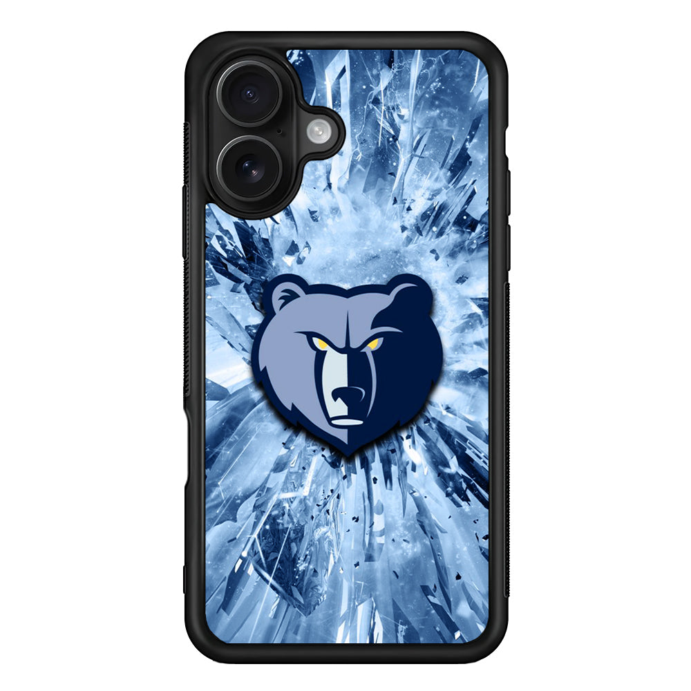 Memphis Grizzlies Crystal iPhone 16 Case - Oxvistore
