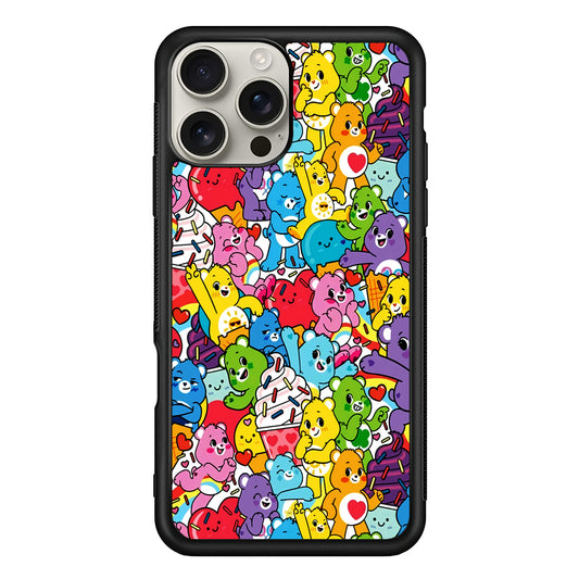 Care Bears Aesthetic Pattern iPhone 16 Pro Max Case | Stylish Protective Case for iPhone 16 Pro Max