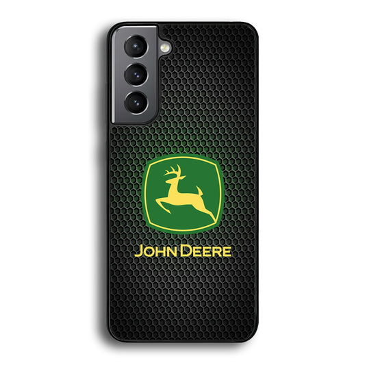John Deere Fiber Illusion Samsung Galaxy S21 Case | Slim Rubber Case for Samsung Galaxy S21