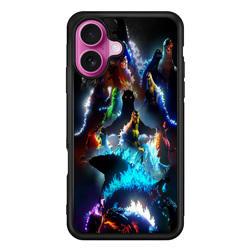 Godzilla Through The Years iPhone 17 Case | Slim Protective Rubber Phone Cover