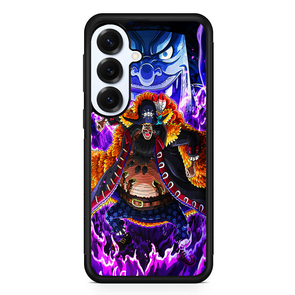 Blackbeard Marshall D Teach One Piece Samsung Galaxy S25 Plus Case | Slim Rubber Cover for Samsung Galaxy S25 Plus