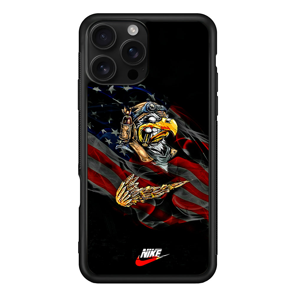 Nike Eagle Flag US iPhone 16 Pro Case - Stylish Protective Cover for iPhone 16 Pro
