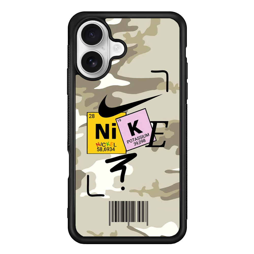 Nike Chemical Formula iPhone 16 Plus Case – Slim Fit Protective Phone Case
