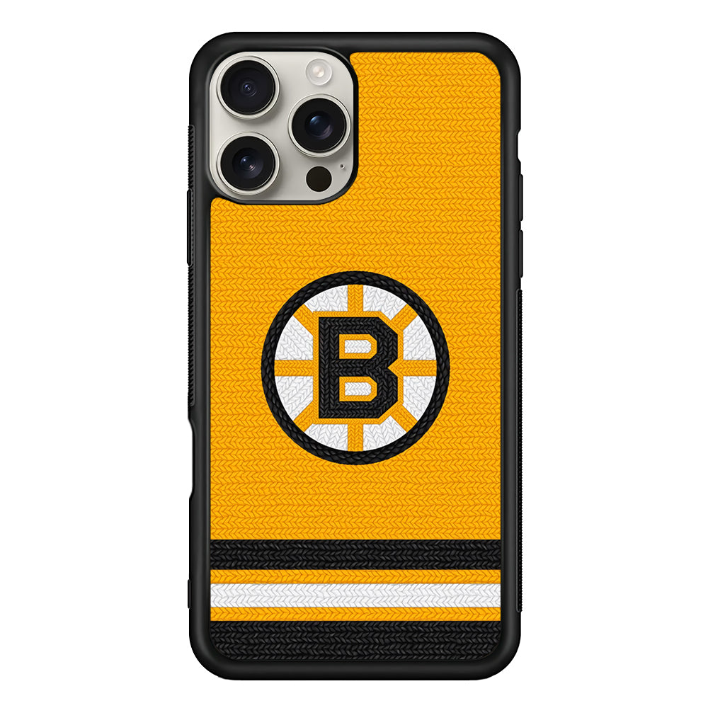 Boston Bruins Logo iPhone 16 Pro Max Case | Stylish Protective Case for iPhone 16 Pro Max