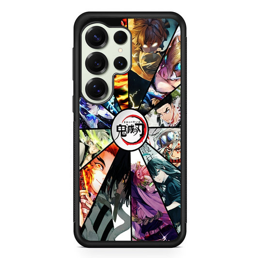 Kimetsu no Yaiba Collage Samsung Galaxy S25 Ultra Case | Durable Rubber Case for Samsung Galaxy S25 Ultra