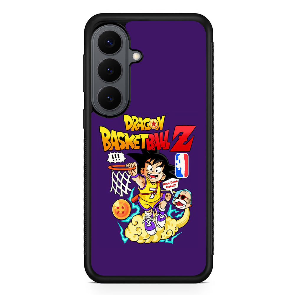 Dragon Ball Goku NBA Samsung Galaxy S26 Plus Case | Slim Rubber Case for Samsung Galaxy S26 Plus
