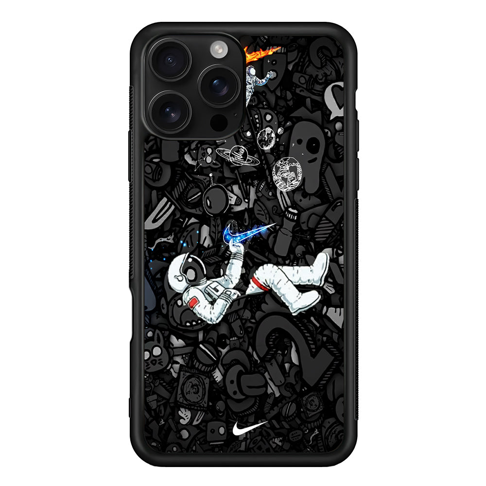 Nike Graffiti Astronaut iPhone 16 Pro Case - Stylish Protective Cover for iPhone 16 Pro