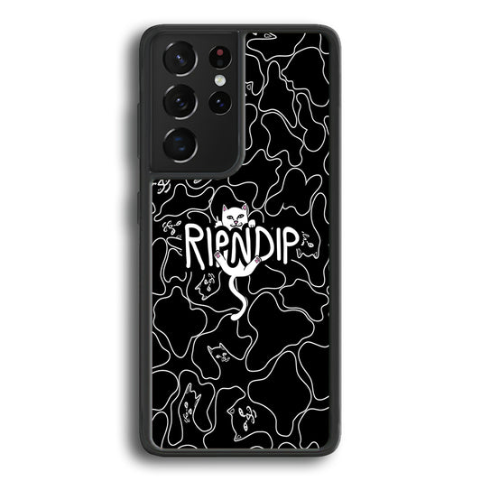 Rip N Dip Black Camo Samsung Galaxy S24 Ultra Case | Slim Rubber Case for Samsung Galaxy S24 Ultra
