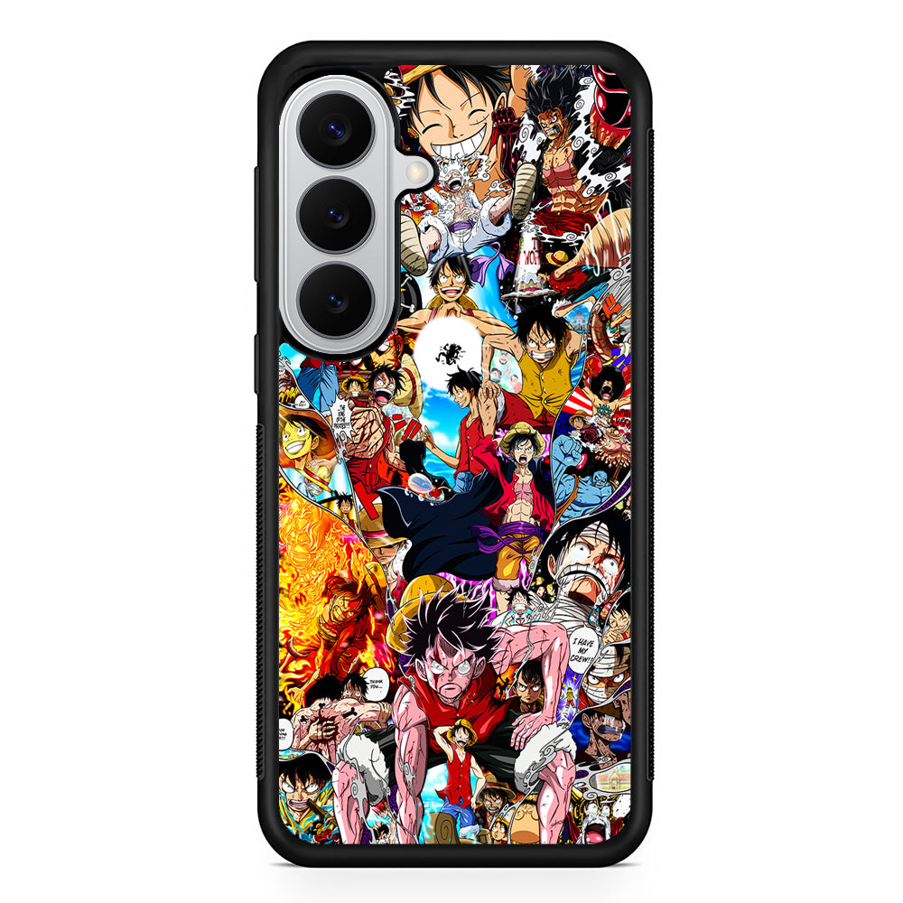 One Piece Luffy New World Samsung Galaxy S26 Case | Protective Rubber Cover