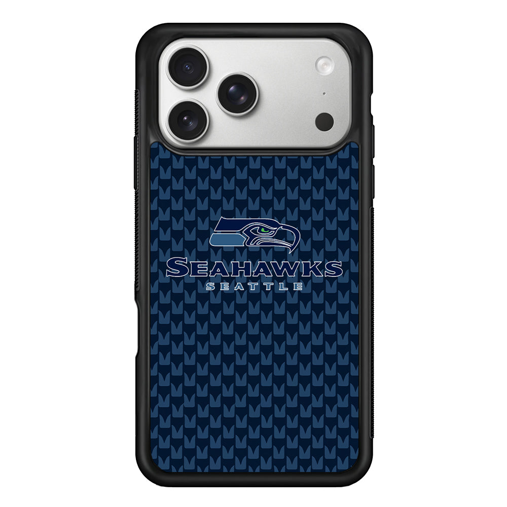 Seattle Seahawks Logo iPhone 17 Pro Case | Slim Rubber Case for iPhone 17 Pro
