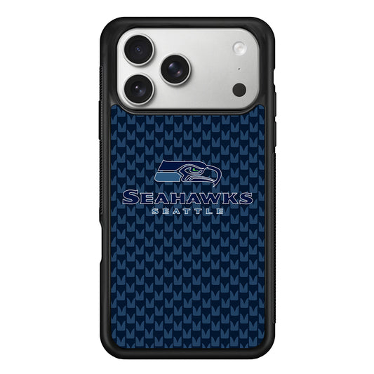 Seattle Seahawks Logo iPhone 17 Pro Case | Slim Rubber Case for iPhone 17 Pro