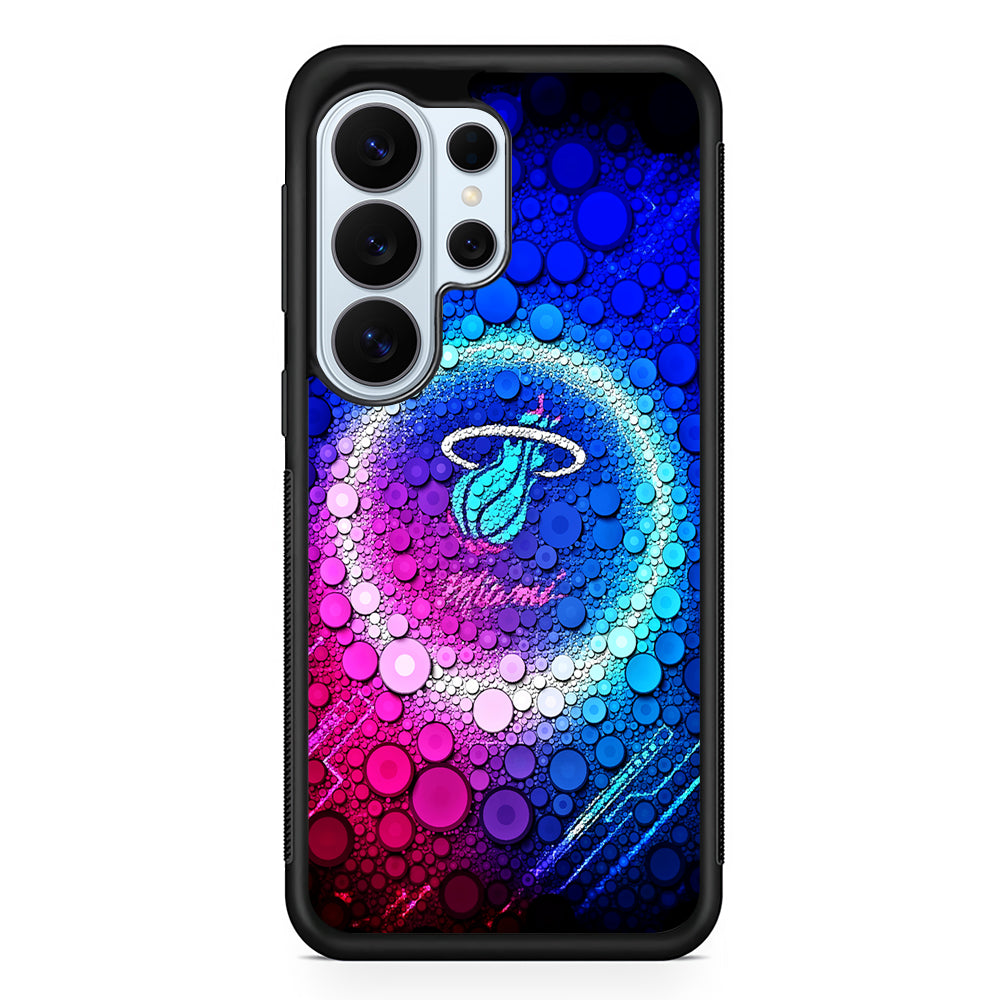 Miami Heat Bubble Samsung Galaxy S26 Ultra Case | Protective Phone Cover