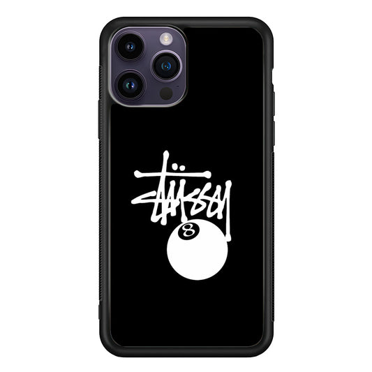 Stussy 8 Pool Ball iPhone 14 Pro Max Case | Slim Rubber Case for iPhone 14 Pro Max