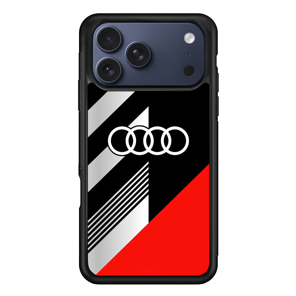 Audi F1 Sport Logo iPhone 17 Pro Max Case | Slim Rubber Case for iPhone 17 Pro Max