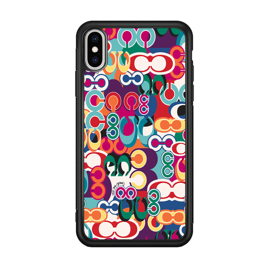 Coach Colorful iPhone Xs Max Case | Slim Rubber Case for iPhone Xs Max