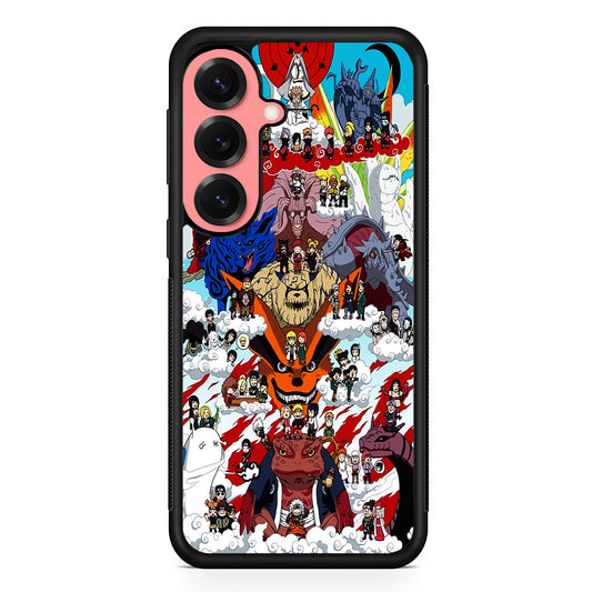 Naruto Chibi All Character Samsung Galaxy S25 Case | Protective Case for Samsung Galaxy S25