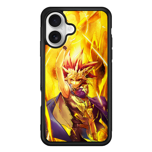 Yugi Muto Yu-Gi-Oh iPhone 16 Plus Case | Durable Protective Rubber Cover