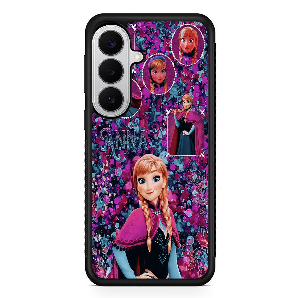 Princess Anna Frozen Art Samsung Galaxy S26 Case | Protective Rubber Cover