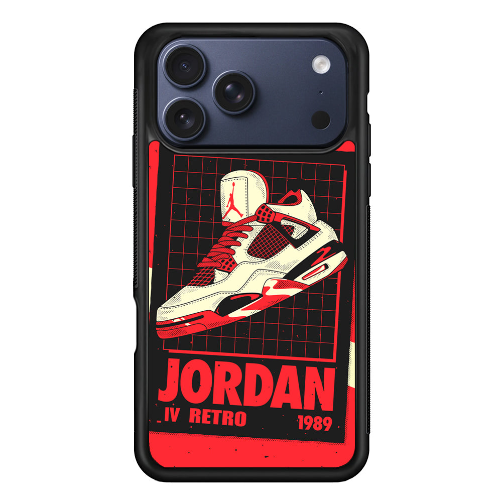 Air Jordan Poster from The Past iPhone 17 Pro Max Case | Durable Rubber Case for iPhone 17 Pro Max