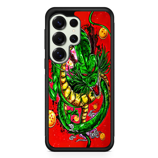 Shenron Dragon Ball Z Red Samsung Galaxy S25 Ultra Case | Durable Rubber Case for Samsung Galaxy S25 Ultra