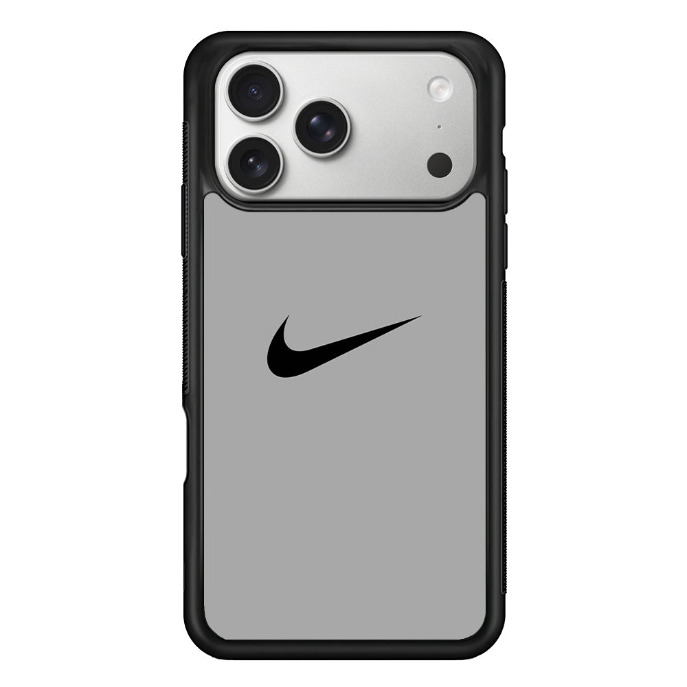 Nike Gray Full iPhone 17 Pro Case | Slim Protective Case for iPhone 17 Pro