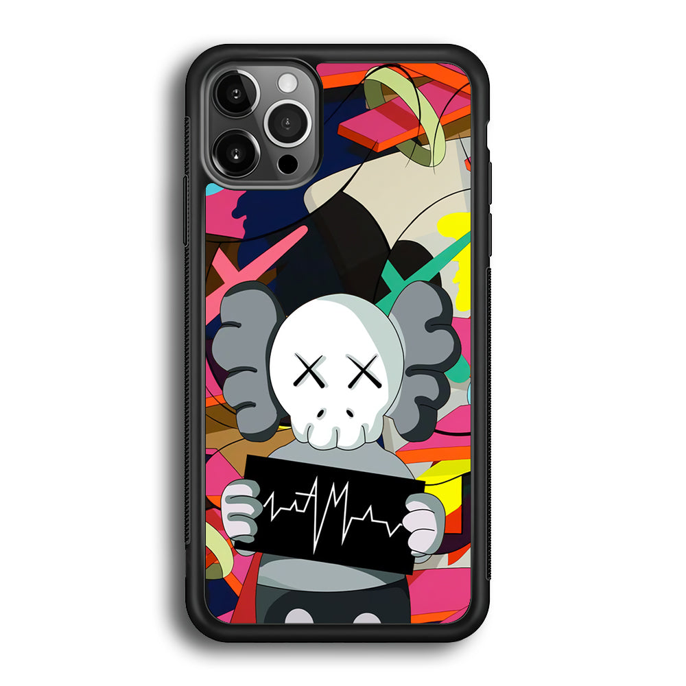 Kaws Signature to The World iPhone 12 Pro Case | Slim Rubber Case for iPhone 12 Pro