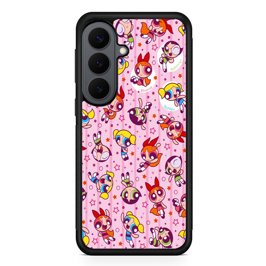 The Powerpuff Girls Cute Pattern Samsung Galaxy S26 Plus Case | Slim Rubber Case for Samsung Galaxy S26 Plus