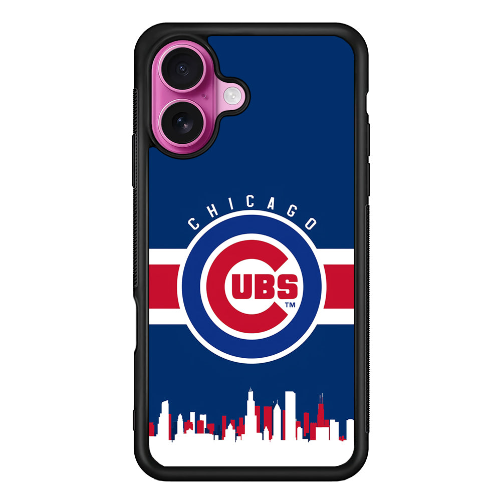 Chicago Cubs Logo iPhone 17 Case | Slim Protective Rubber Phone Cover