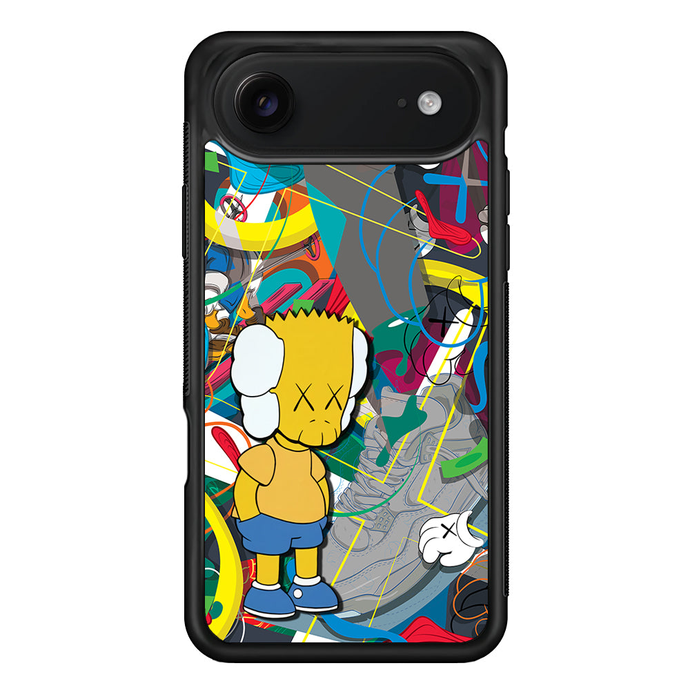 Kaws Doodle Bart Cover iPhone 17 Air Case | Slim Rubber Case for iPhone 17 Air