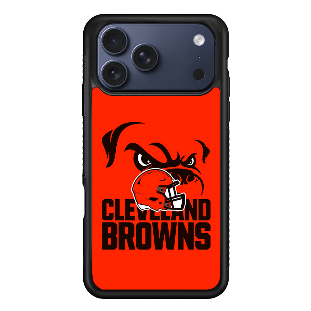 Cleveland Browns Helmet iPhone 17 Pro Max Case | Slim Protective Cover for iPhone 17 Pro Max